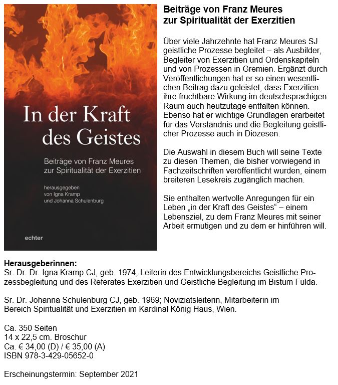 Franz Meures In der Kraft des Geistes